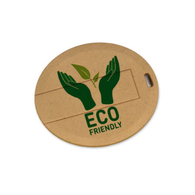 Memoria USB Tarjeta ECO redonda