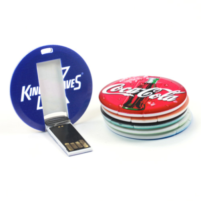 Memoria USb Tarjeta Redonda