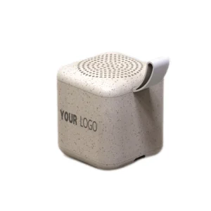 Altavoz Inalambrico Ecologico con lanyard logotipo