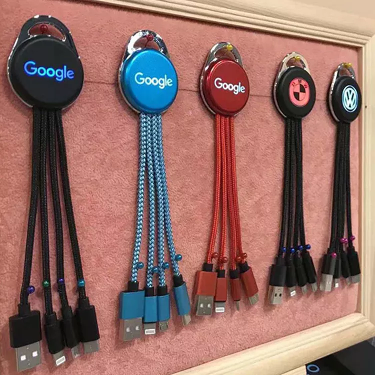 Cables Led personalizados con logotipo