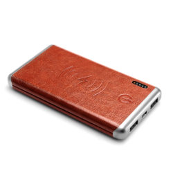 Cargador Powerbank cuero personalizado