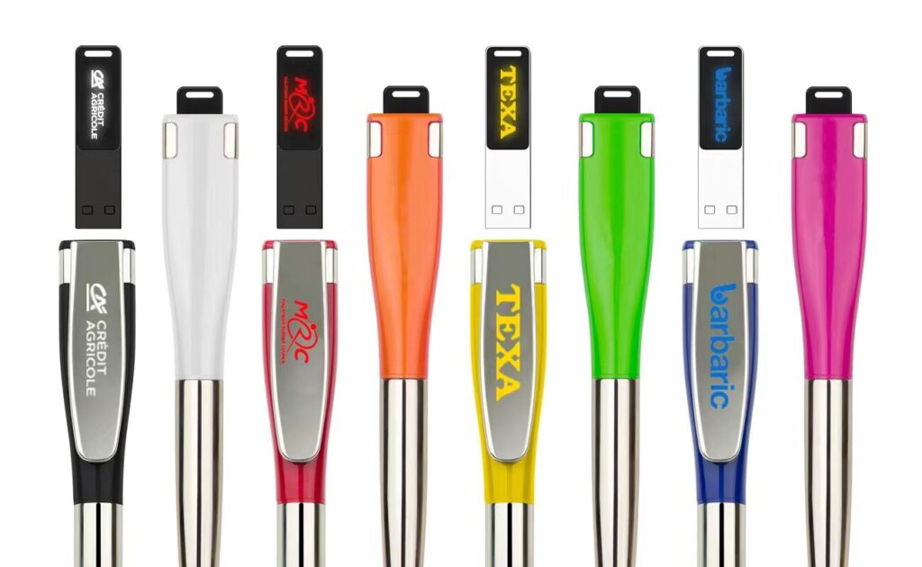 Bolígrafo USB Personalizado Con Pendrive Led para empresas